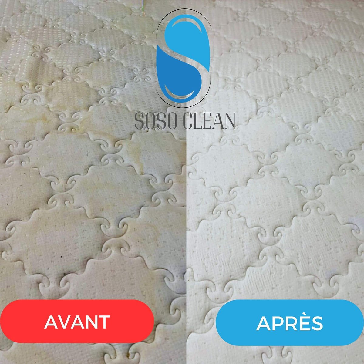 Nettoyage de matelas par SOSO Clean