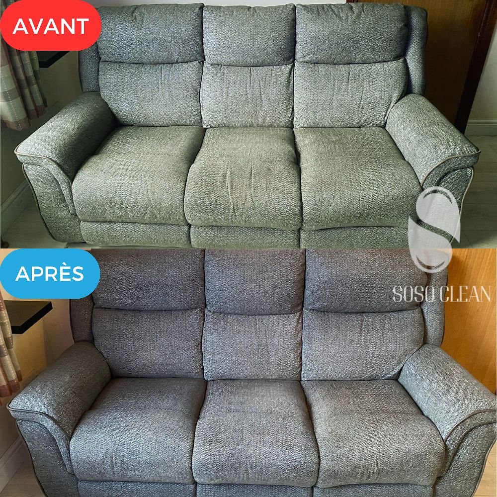 Nettoyage de canapé SOSO Clean